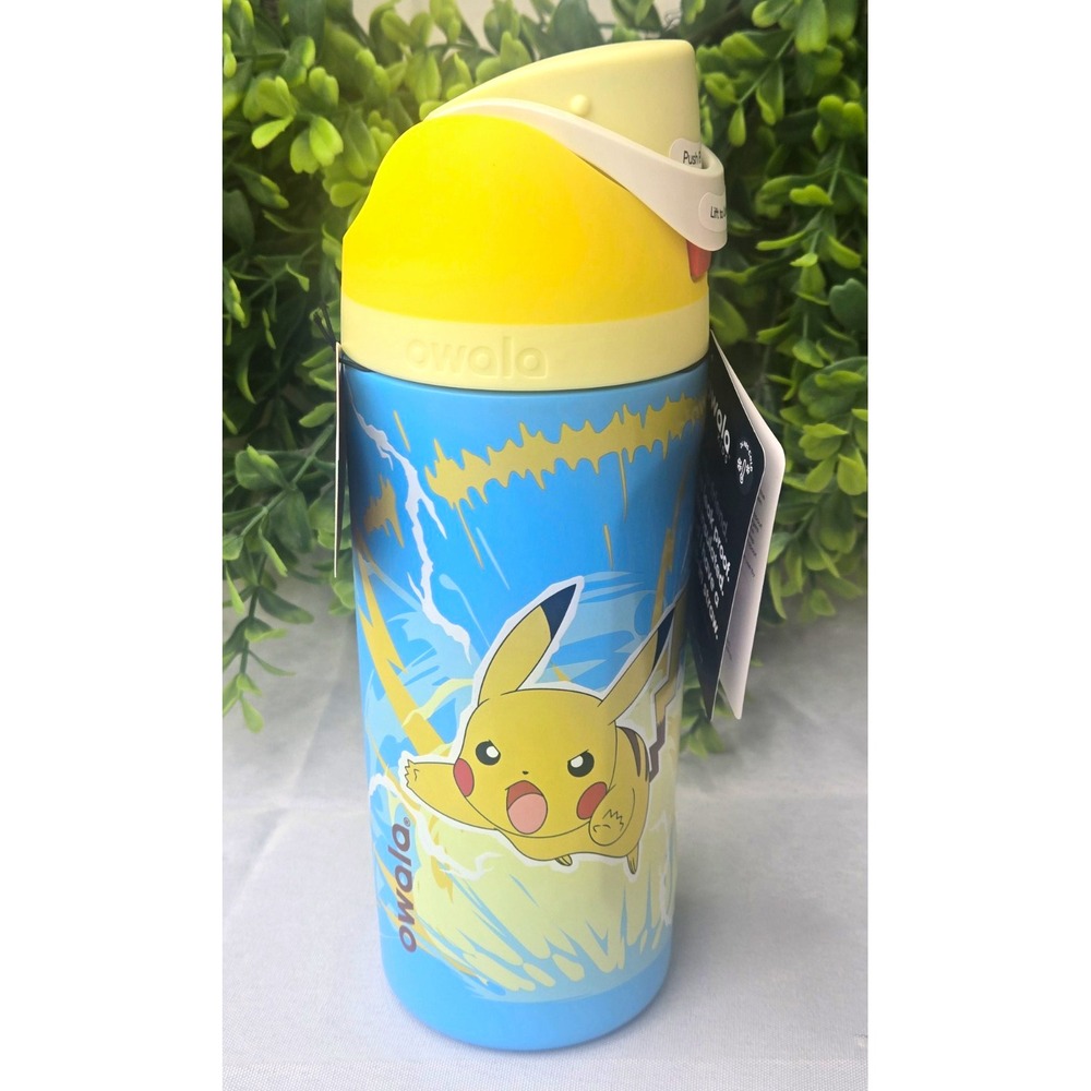 POKEMON x OWALA FreeSip 16 oz Pikachu "I Choose You" Kids Water Bottle NEW